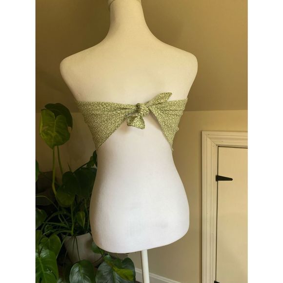 STRAPLESS TRIANGLE SCARF TOP - Picture 3 of 5